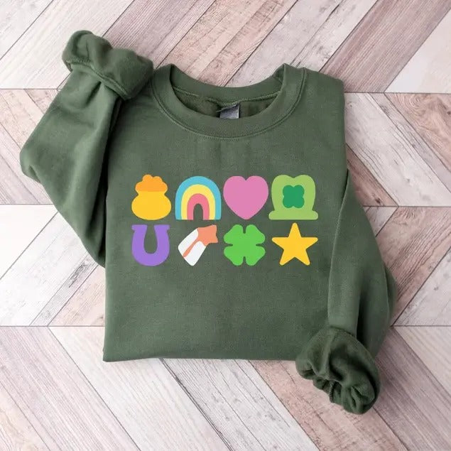 Happy Patrick's Day Sweatshirt and Hoodie, T-Shirt | TeeBloomCo.com