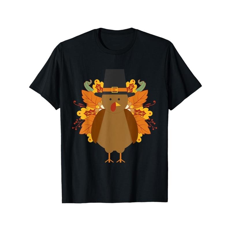 Happy Thanksgiving Fun Turkey for Men T-shirt made in usa Hoodie, Sweatshirt | TeeBloomCo.com