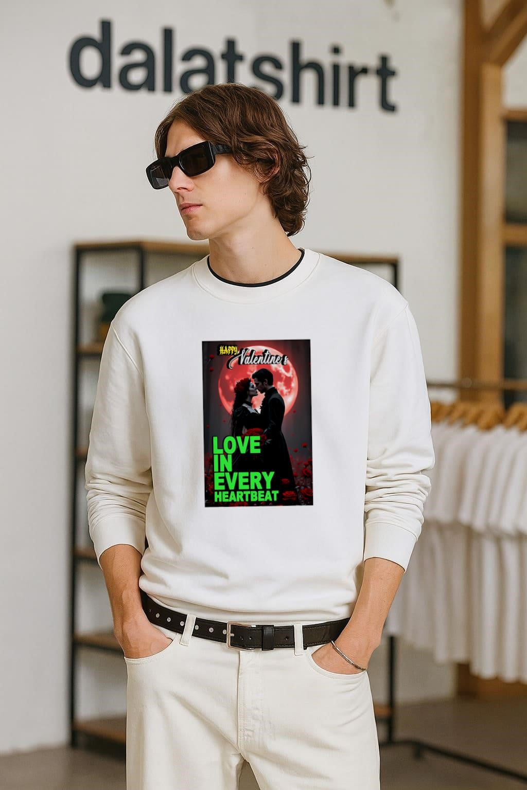 Happy Valentine Love In Every Heartbeat shirt