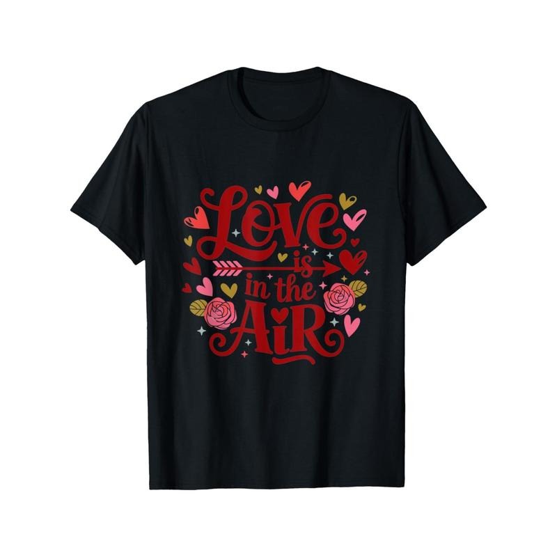 Happy Valentines Day Love Is In The Air T-Shirt made in usa Hoodie, Sweatshirt | TeeBloomCo.com