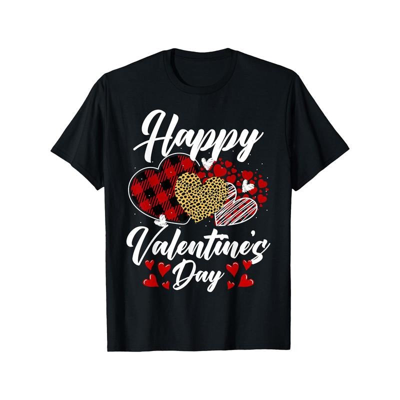 Happy Valentines Day Men T-Shirts, Funny Valentine'S Day Novelty Graphic Printed Tee, Short Sleeve Valentine'S Day Couple...