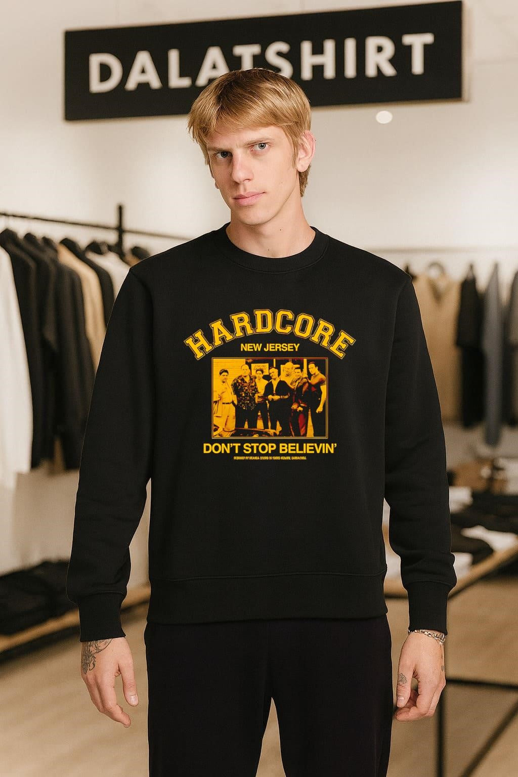Hardcore New Jersey Don’t Stop Believin’ Sopranos Cast shirt