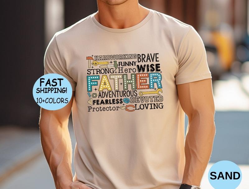 Hardworking Hero Brave Wise Strong Fearless Father Shirt Father's Day Shirt Cute Dad Sweatshirtfather Definition Hoodie...