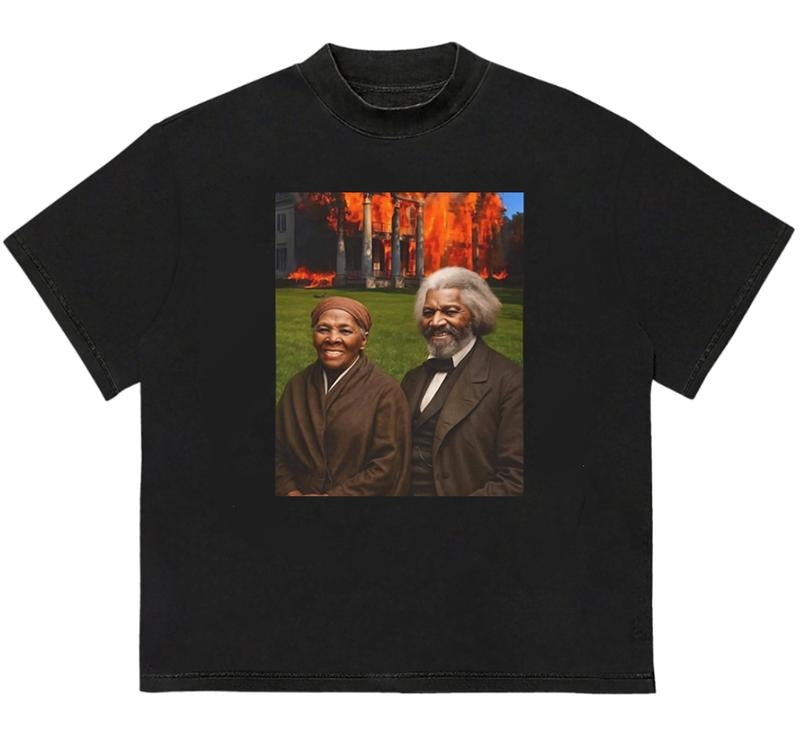 Harriet Tubman And Frederick Douglass Nottoway Plantation Fire T-Shirt Hoodie, Sweatshirt | TeeBloomCo.com