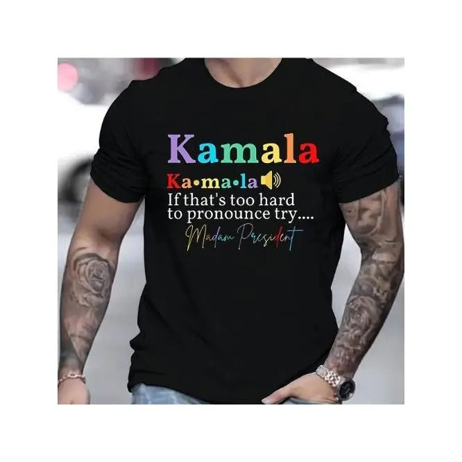 Harris 2024 T-Shirt Kamala 2024 Kamala Harris Illustration T-Shirt Kamala Harris 2024 Presidential Election T-Shirt...