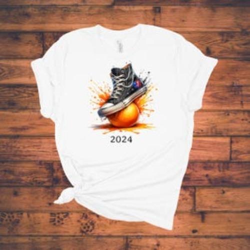 Harris For President Short Sleeve Tee Pearls and Chucks T Shirt 2024 Kamala For President T Shirt Converse Smashing an...