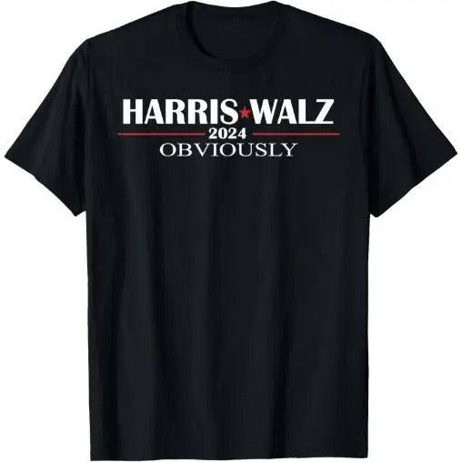 Harris Waltz 2024 Obviously Kamala Harris Tim Walz 2024 T-Shirt made in usa Hoodie, Sweatshirt | TeeBloomCo.com