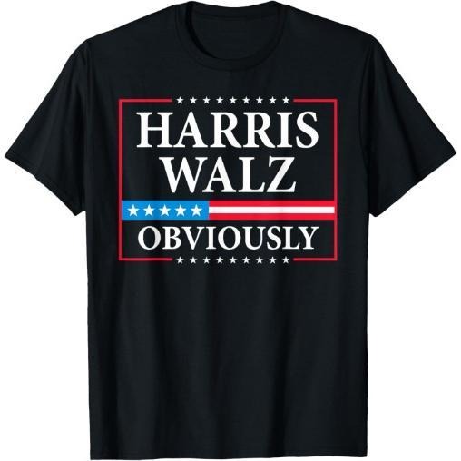Harris Waltz 2024 Obviously Kamala Harris Tim Walz 2024 T-Shirt made in usastyle{n002}2 Hoodie, Sweatshirt | TeeBloomCo.com