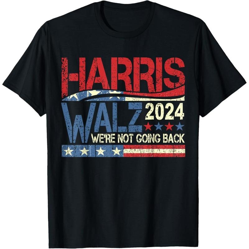 Harris Walz 2024 Kamala Harris 2024 Tim Walz 2024 USA Flag T-Shirt made in usa Hoodie, Sweatshirt | TeeBloomCo.com
