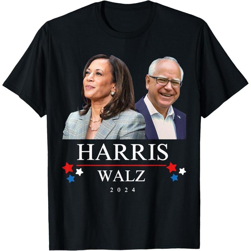 Harris Walz 2024 President Election Kamala Harris Tim Waltz T-Shirt made in usa Hoodie, Sweatshirt | TeeBloomCo.com