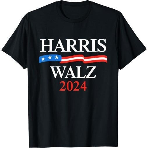 Harris Walz 2024 T-Shirt made in usa Hoodie, Sweatshirt | TeeBloomCo.com