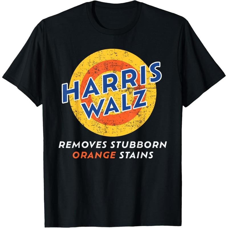Harris Walz 2024 Waltz Removes Stubborn Orange Stains Funny T-Shirt made in usa Hoodie, Sweatshirt | TeeBloomCo.com