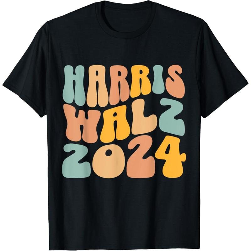 Harris Walz 2024 for President Kamala Harris Democrat T-Shirt made in usa Hoodie, Sweatshirt | TeeBloomCo.com