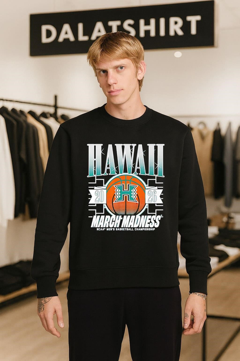 Hawaii Rainbow Warriors MBB 2026 March Madness NCAA Men’s Basketball Championship shirt