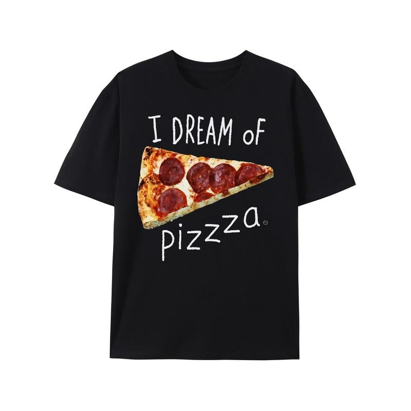 Haywood & Main I Dream Of Pizza Graphic Cotton Short-Sleeve T-Shirt made in usa Hoodie, Sweatshirt | TeeBloomCo.com