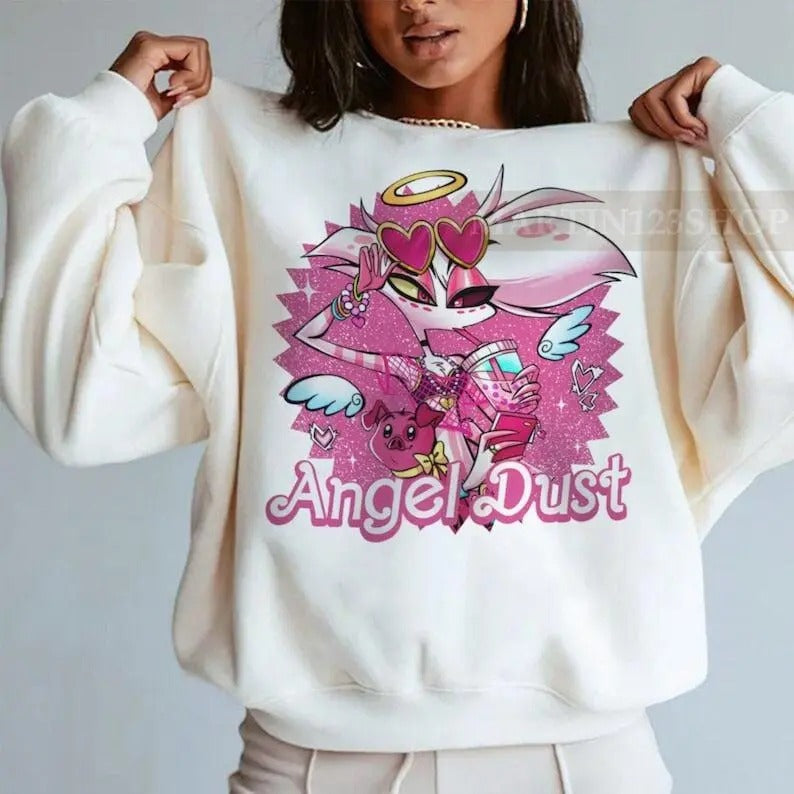 Hazbin Hotel Angel Dust And Fat Nugget Hazbin Hotel Characters Sweatshirts T-Shirts, Hoodie | TeeBloomCo.com