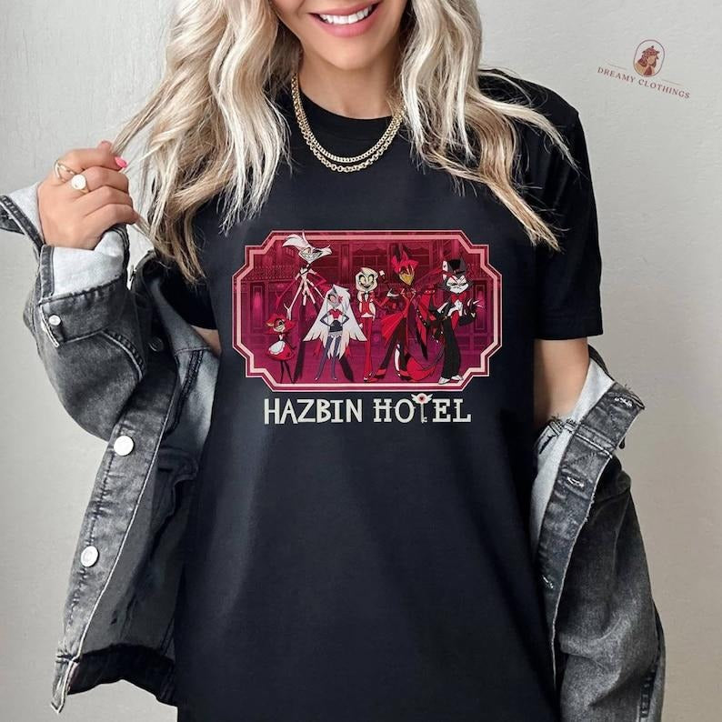 Hazbin Hotel Shirt Alastor Shirt Charlie Angel Dust Shirt Hoodie, Sweatshirt | TeeBloomCo.com