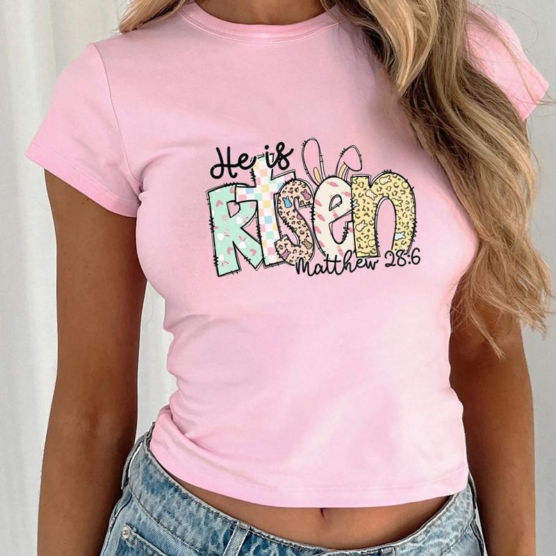 He Is Risen Easter Baby Tee, Jesus Easter Tee Shirt, Bible Verse Easter Baby Tee, Easter Bunny Baby Tee, Happy Easter...
