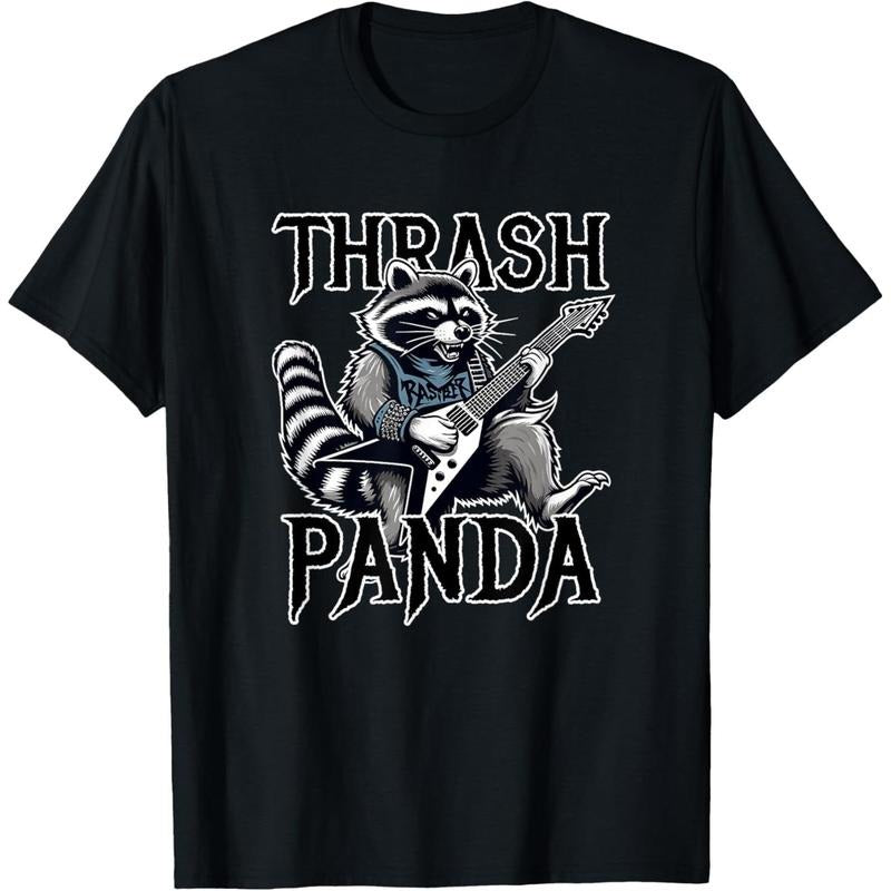 Heavy Metal Rock Raccoon funny trash panda T-Shirt made in us Hoodie, Sweatshirt | TeeBloomCo.com