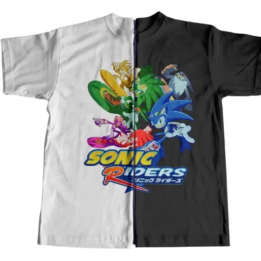 Hedgehog Japanese tshirt, Sonic Riders shirt, Japanese streetwear, sonic shirt, Unisex T-Shirt, Gift For Men Women...