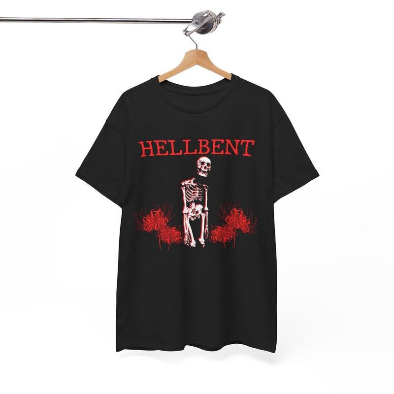 Hellbent Skeleton T-Shirt Hoodie, Sweatshirt | TeeBloomCo.com