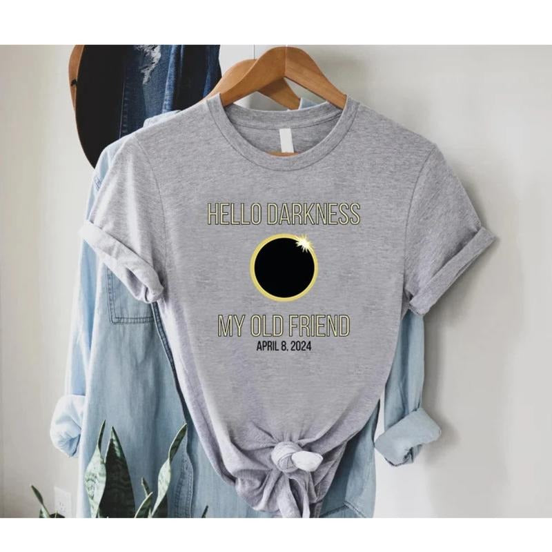 Hello Darkness My Old Friend T-Shirt, Gift For Women Hoodie, Sweatshirt | TeeBloomCo.com