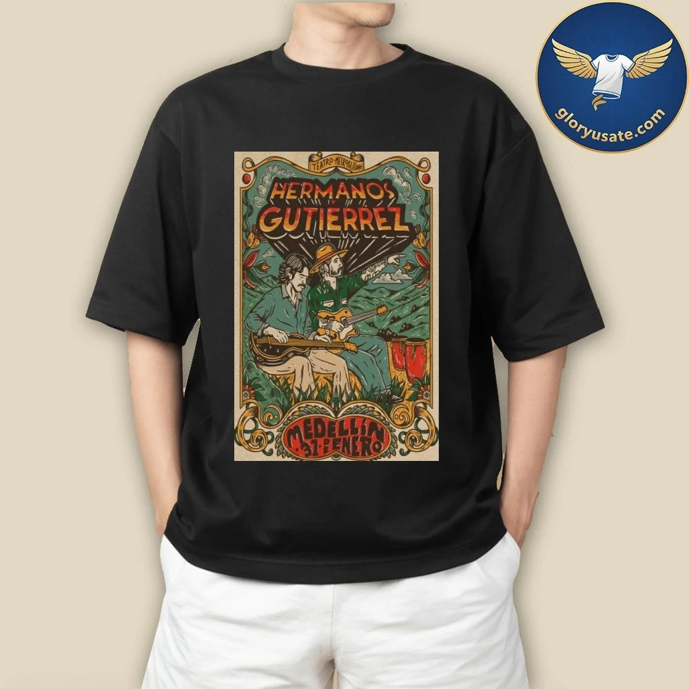 Hermanos Gutierrez 31 de Enero 2026 MedelIin Colombia Poster Shirt