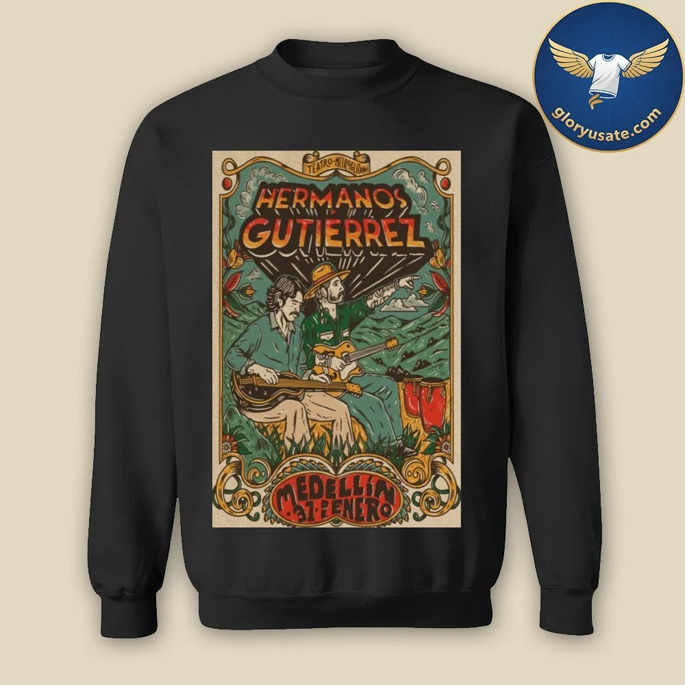 Hermanos Gutierrez 31 de Enero 2026 MedelIin Colombia Poster Shirt