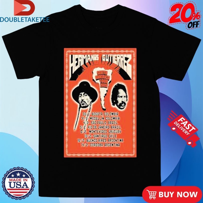 Hermanos Gutierrez South America Tour 2026 Shirts