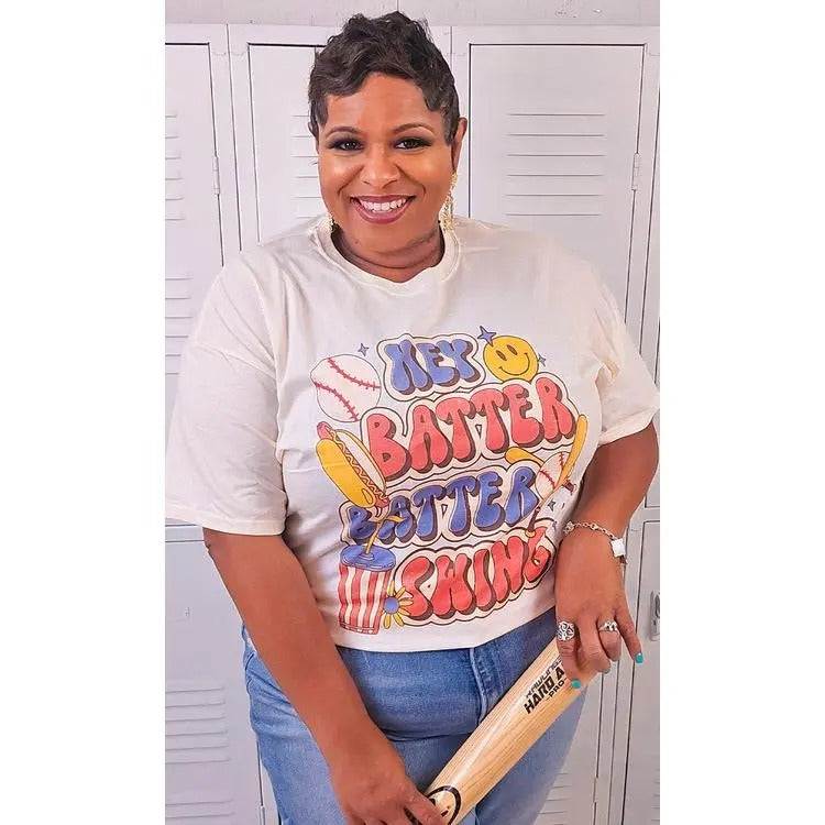 Hey Batter Batter Graphic T-Shirt Hoodie, Sweatshirt | TeeBloomCo.com