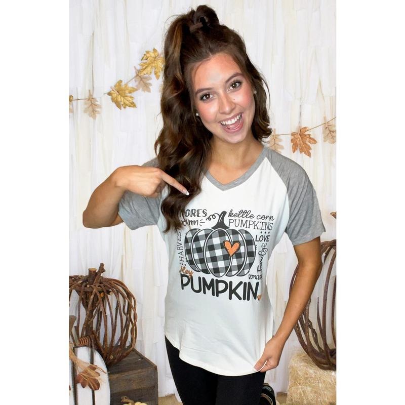 Hey Pumpkin V-Neck T-Shirt Hoodie, Sweatshirt | TeeBloomCo.com