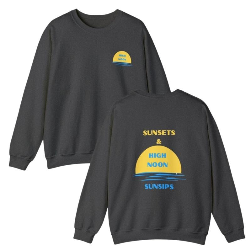 High Noon Sunsips Sweatshirt, nooners Hoodie, clothing hard seltzer Shirt | TeeBloomCo.com