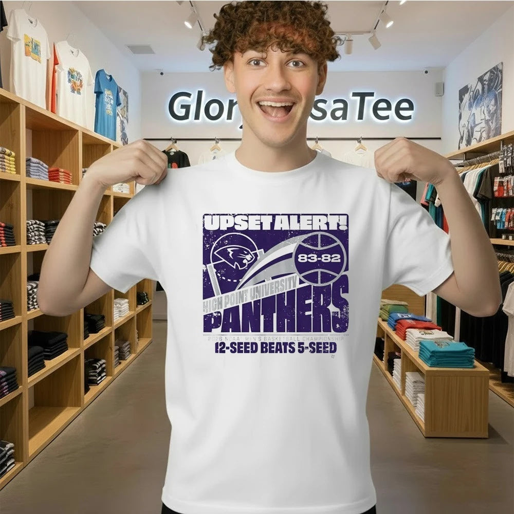 High Point Panthers March Madness Upset Alert 2026 Ncaa Men’s Basketball Championship 12-Seed Beats 5-Seed Shirt