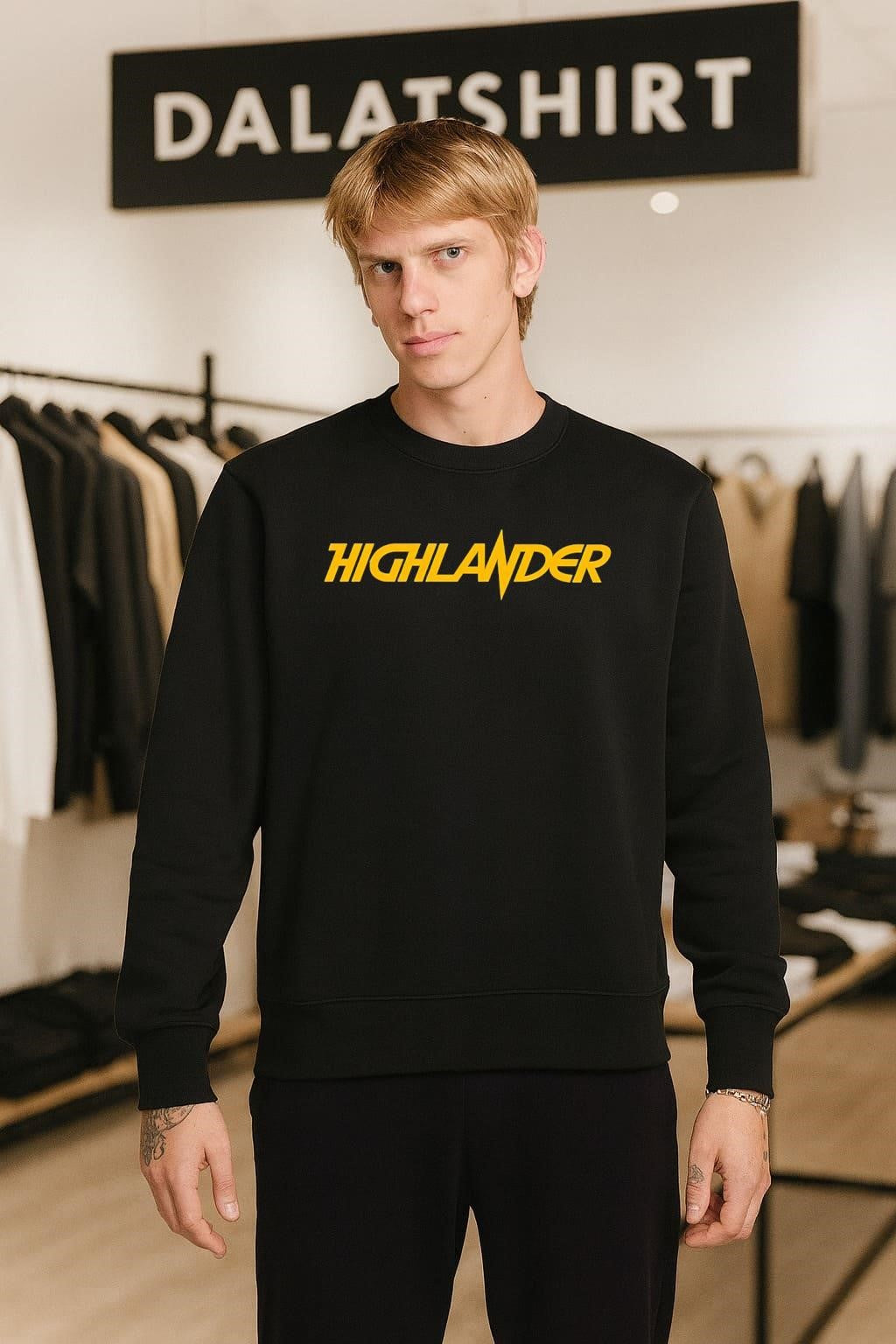 Highlander movies logo shirt