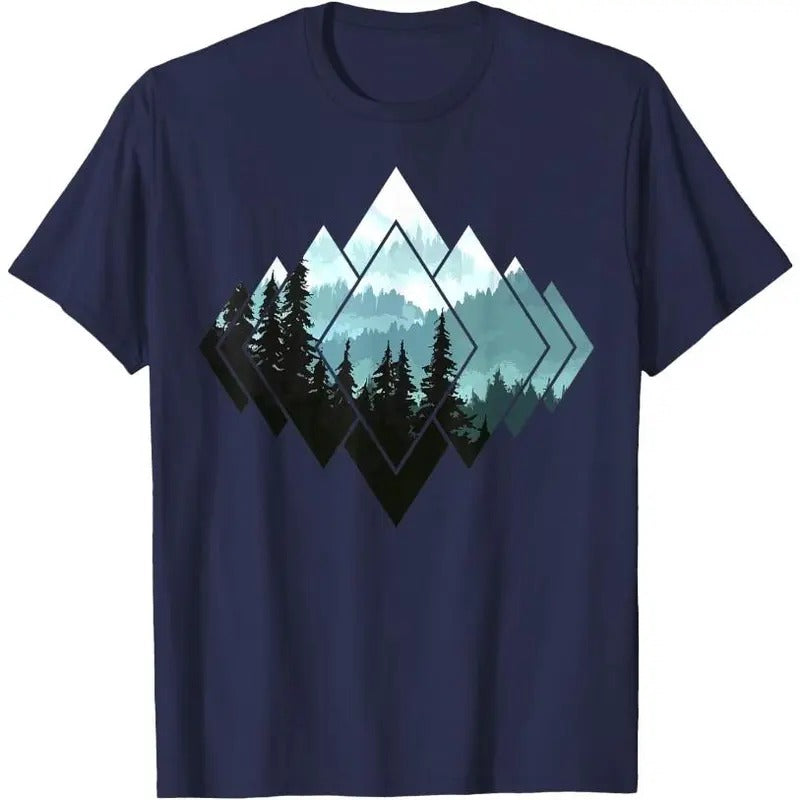 Hiking Camping Mountains Nature Trekking Hiking Gift T-Shirt Made in USA Hoodie, Sweatshirt | TeeBloomCo.com