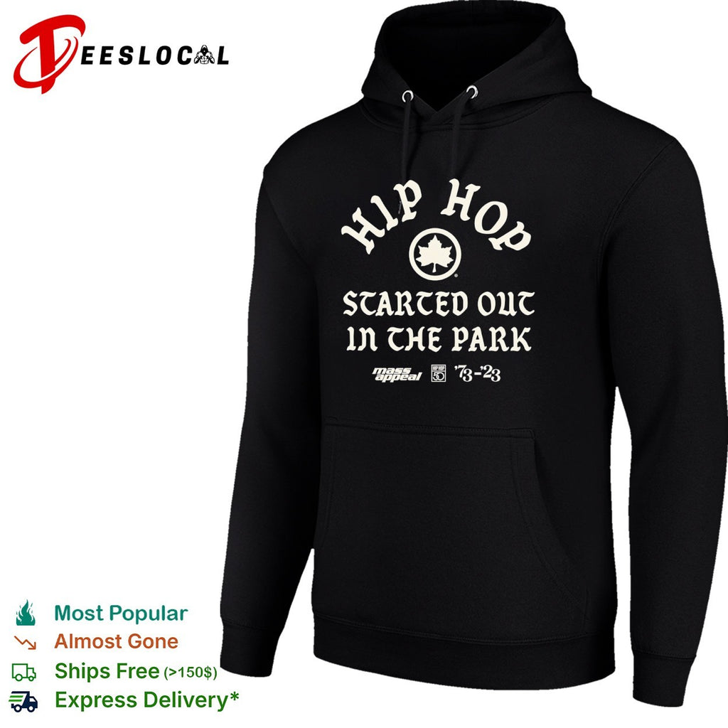 Hip Hop Started Out In The Park Mass Appeal 50th Anniversary shirt
