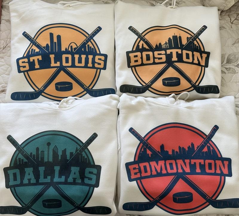 Hockey Hoodie City Pride Hockey Sweatshirt Hockey Sweater Comfy Hoodie T-Shirts | TeeBloomCo.com