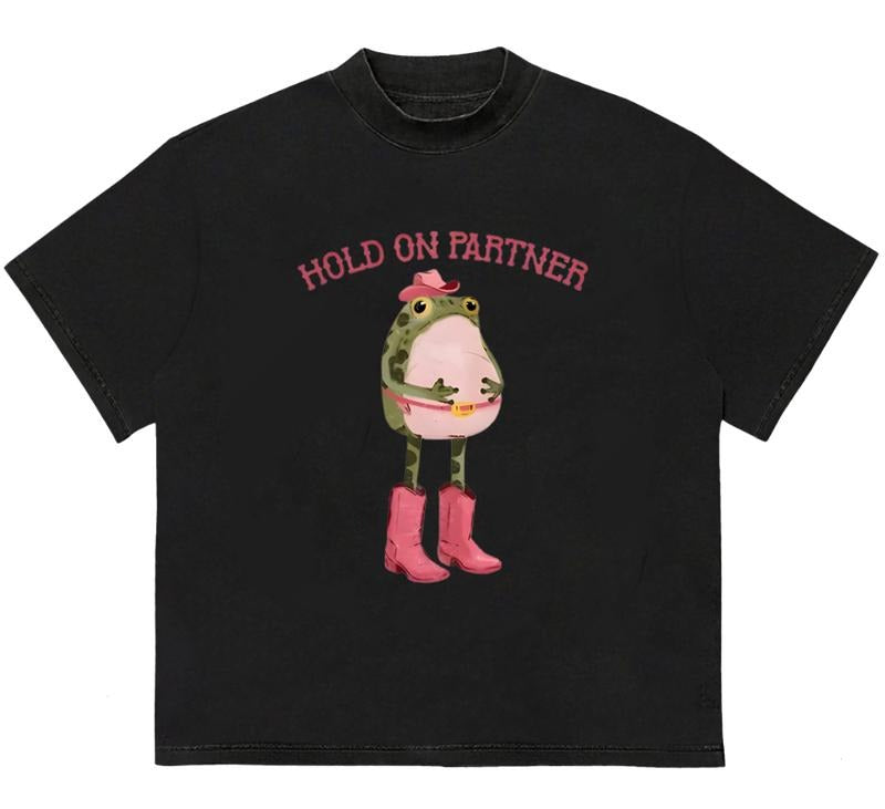 Hold On Partner I'm Growing A Little Buckaroo T-Shirt Stylish Gift for Fans Hoodie, Sweatshirt | TeeBloomCo.com
