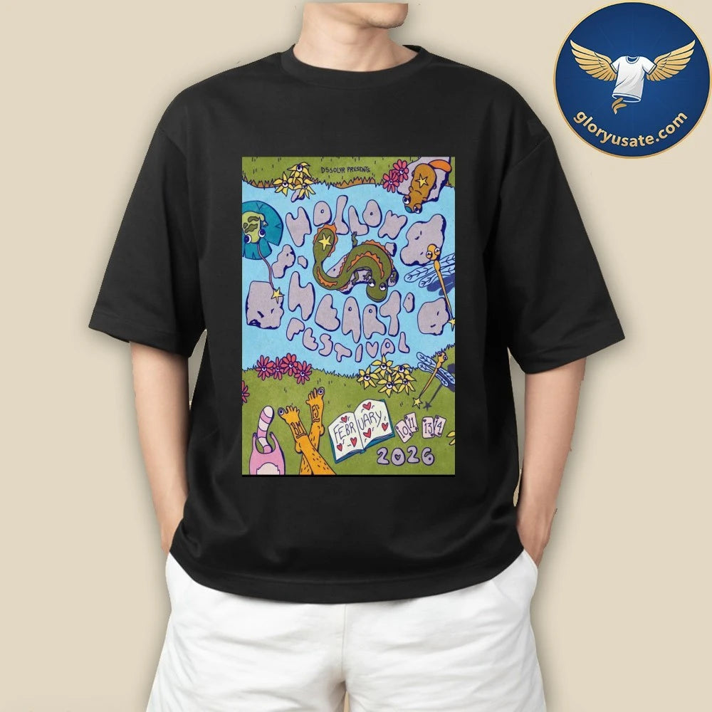 Hollow Heart Festival Asheville NC 2-10 2-14-2026 Poster Shirt