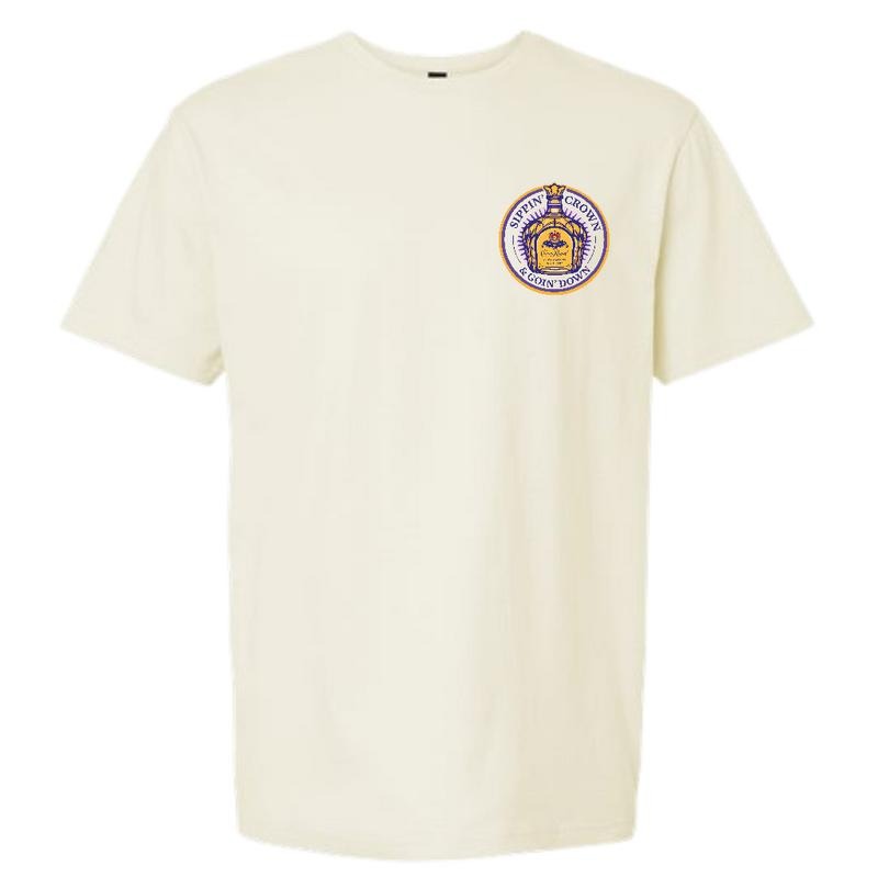 Sippin' CROWN and Goin' Down Comfy and Quality Shirt/Hoodie! Sweatshirt | TeeBloomCo.com