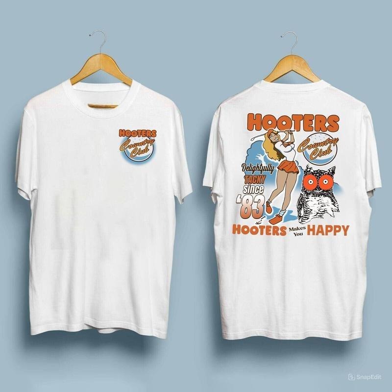 Hooters Country Club T Shirt, T-Shirt for Men Women Womenswear Streetwear Tshirt Summer Hoodie, Sweatshirt | TeeBloomCo.com