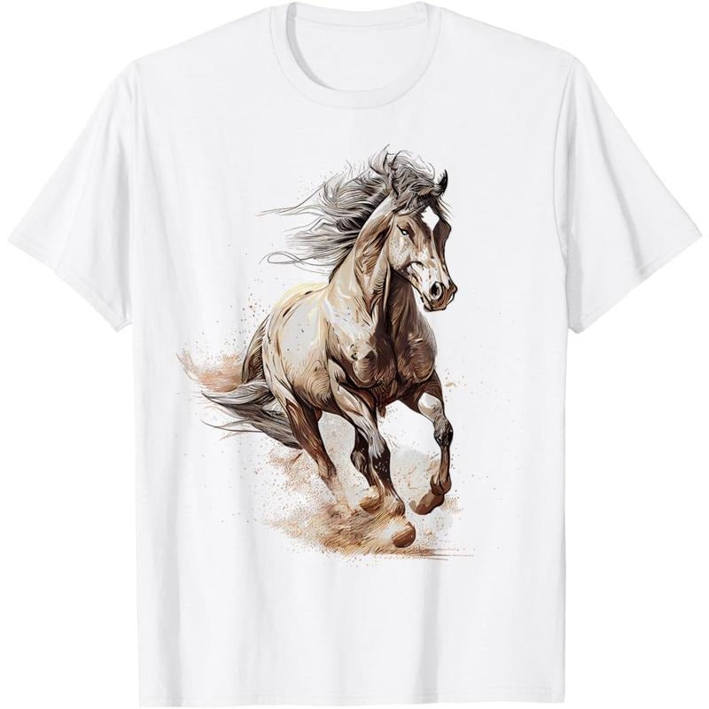 Horse Graphic Horse Graphic for Girls T-Shirt made in usa Hoodie, Sweatshirt | TeeBloomCo.com
