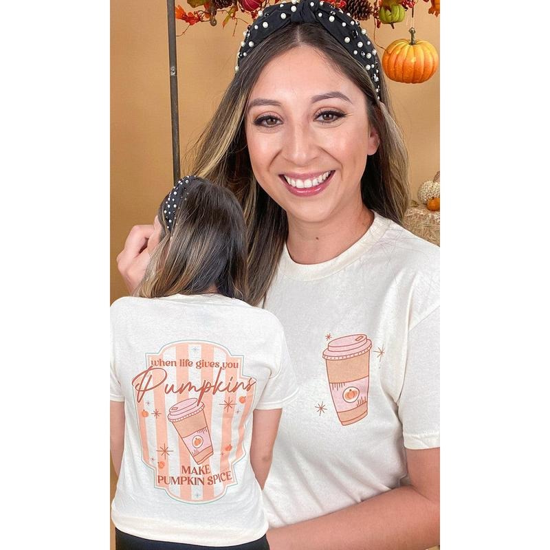 Hot Coffee Pumpkin Spice Graphic T-Shirt Hoodie, Sweatshirt | TeeBloomCo.com