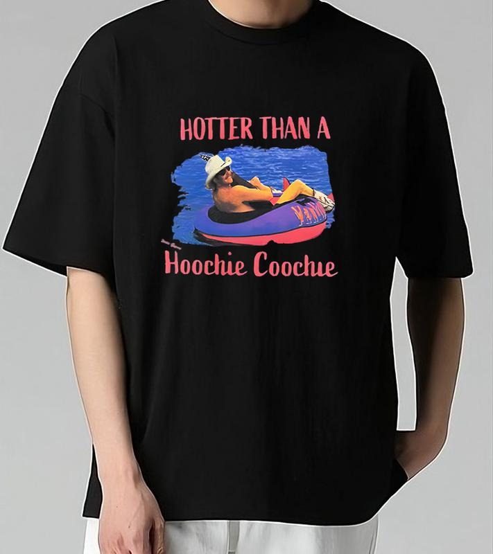 Hotter Than A Hoochie Coochie T-Shirt Perfect Everyday Tee Football Crewneck Sports Team Perfect for Active Days and...