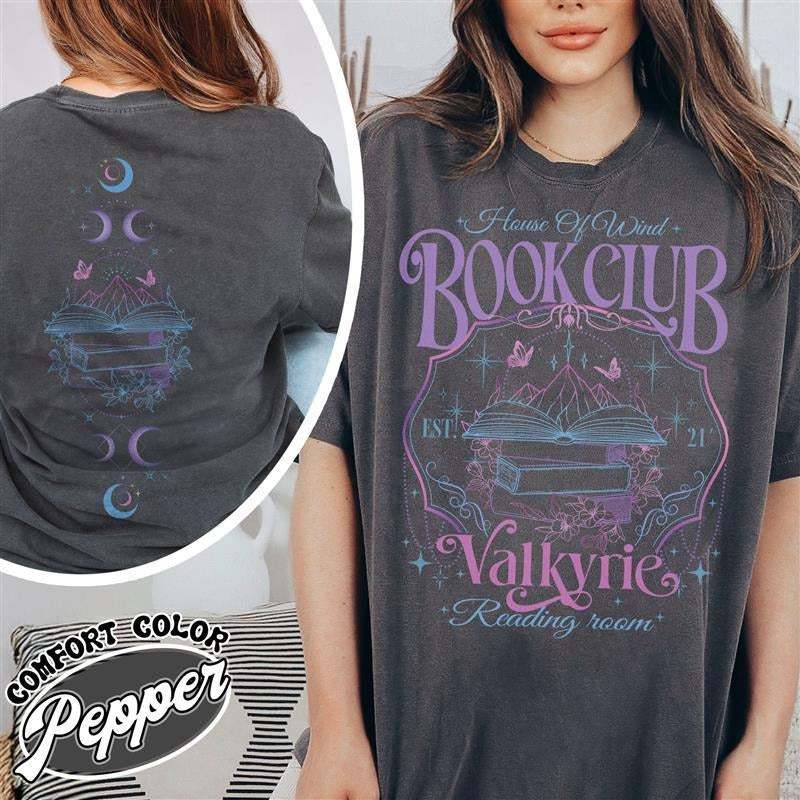 House Of Wind Book Club Comfort Color Shirt,Valkyrie Reading Room T shirt,Night Court SJM Shirt,Acotar Book Club, Book...