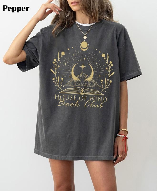 House Of Wind Library Velaris ACOTAR Illustrated Art Shirt, Bookish Gift Hoodie, ACOTAR Fan Gift Idea, The Night Court...