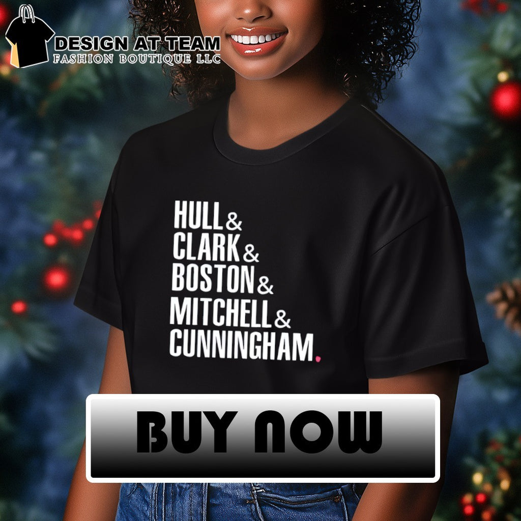 Hull Clark Boston Mitchell Cunningham Indiana Fever Basketball WNBA 2026 shirt