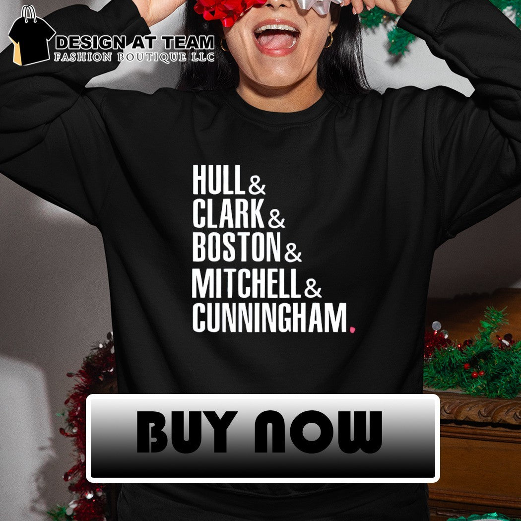 Hull Clark Boston Mitchell Cunningham Indiana Fever Basketball WNBA 2026 shirt