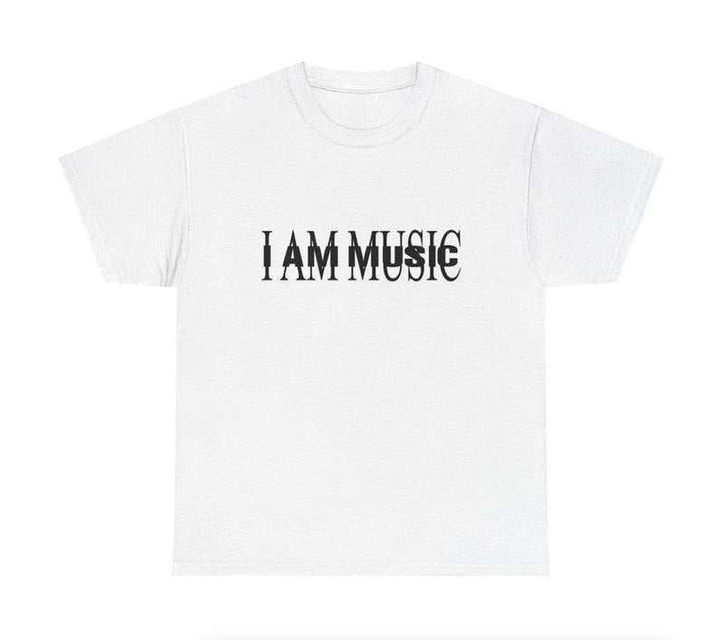 I AM MUSIC album T-shirt Womenswear Comfort Top Shortsleeve Casual Hoodie, Sweatshirt | TeeBloomCo.com