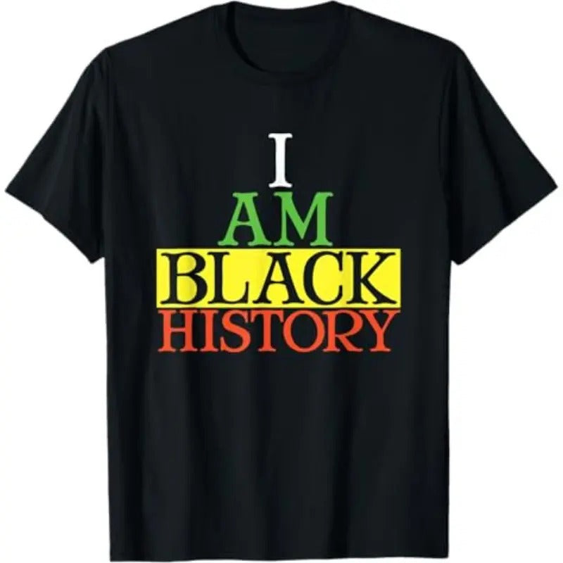 I Am Black History Proud Woman Man Tee Black History 2020 T-Shirtmade in usa Hoodie, Sweatshirt | TeeBloomCo.com
